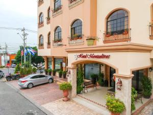 Bygningen som hotellet ligger i
