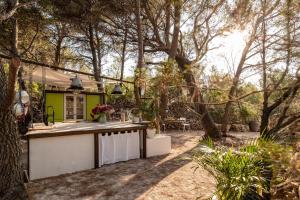 Zahrada ubytování Plage Cachée - Glamping