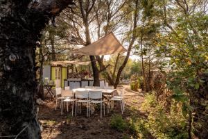 Zahrada ubytování Plage Cachée - Glamping