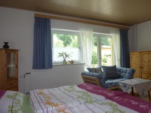 Postel nebo postele na pokoji v ubytování Gästehaus Forstner