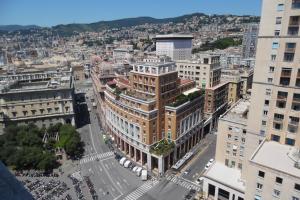 A general view of Genova or a view of the city taken from Az apartmant