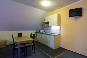 Kuchyň nebo kuchyňský kout v ubytování Apartmány Sport with Garage + 37 fotografií