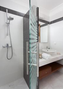 Phòng tắm tại Villa Soumela