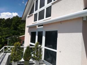 Μπαλκόνι ή βεράντα στο Ferienwohnung Seeblick