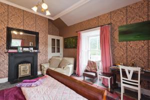 A seating area at Ledville Castle