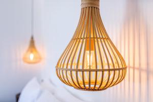 Llit o llits en una habitació de Aegean Gem