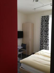 TV a/nebo společenská místnost v ubytování Hotel Central