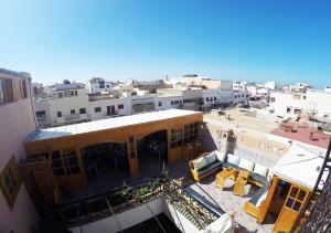 an aerial view of a city with buildings at Riad Les Chtis D'Agadir in Agadir