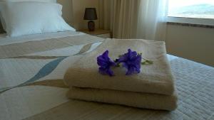 Postel nebo postele na pokoji v ubytování Hotel Rural Rocha da Gralheira