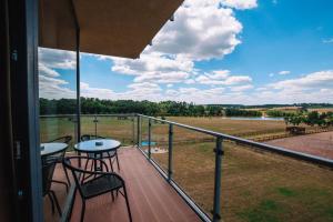 A balcony or terrace at K-Triumf Resort
