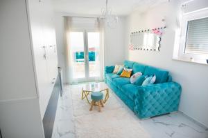 Posezení v ubytování Sea view luxury studio apartment