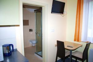 TV a/nebo společenská místnost v ubytování Apartmány Sport with Garage