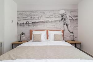 Posteľ alebo postele v izbe v ubytovaní Luxury Apartments Magali 2