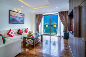 Posezení v ubytování Sapa Relax Hotel & Spa