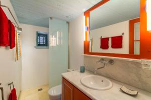 Koupelna v ubytování Villa Ricolas