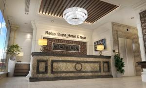 Vstupní hala nebo recepce v ubytování Sapa Relax Hotel & Spa