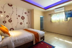 Katil atau katil-katil dalam bilik di Hotel Beijing Lu