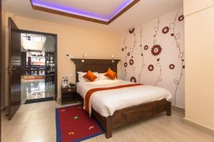 Katil atau katil-katil dalam bilik di Hotel Beijing Lu