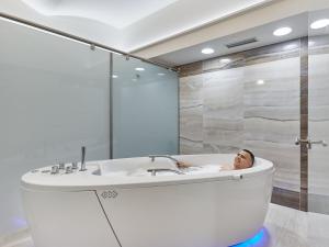 Phòng tắm tại Hotel Sirius