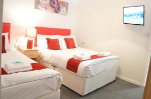 Postel nebo postele na pokoji v ubytování Hotel Express Newcastle Gateshead