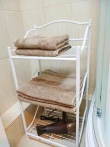 Двухъярусная кровать или двухъярусные кровати в номере Relax Inn Druskininkai