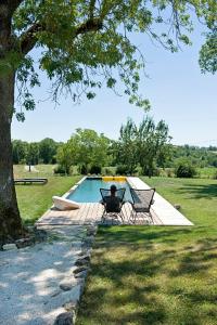 Zahrada ubytování Domaine de L'Isle Basse
