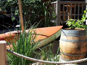 Ein Garten an der Unterkunft Strandfeeling