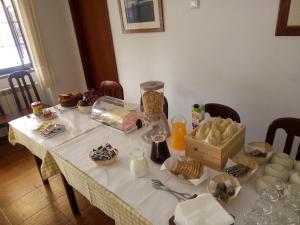 Možnosti zajtrka za goste nastanitve Casa Fatana