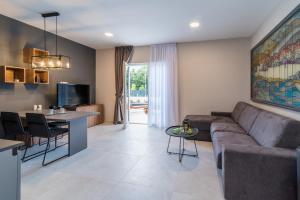 Posedenie v ubytovaní CURICTA Design Apartments