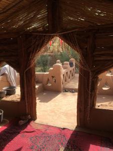 Posezení v ubytování Auberge L'Oasis Mhamid