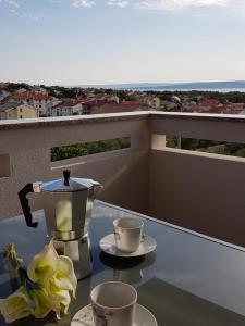Balkón nebo terasa v ubytování Apartments Kiara