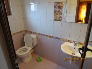 A bathroom at Family Hotel Lebed