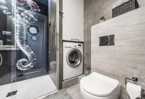 Kúpeľňa v ubytovaní Elegancki Sopot + 8 fotografií