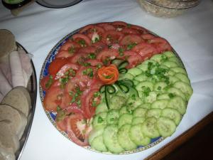 Jedlo v ubytovaní bed & breakfast alebo blízkom okolí