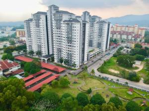 Pohľad z vtáčej perspektívy na ubytovanie Suria Kipark Damansara 750sq ft Studio Apartment