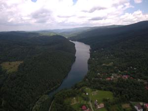 Uma vista aérea de Cabana Claris