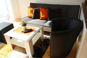 Posezení v ubytování Familienapartment Sunnseitn