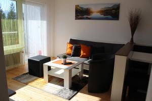 Posezení v ubytování Familienapartment Sunnseitn