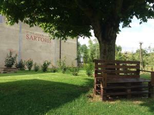 A garden outside Poderi Sartoris
