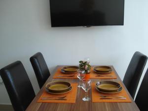 TV a/nebo společenská místnost v ubytování Apartment Premantura