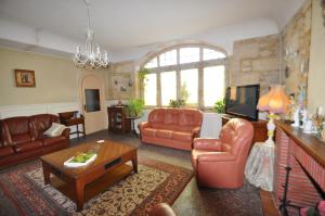 Posezení v ubytování La Riviere