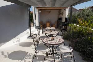 Balkón nebo terasa v ubytování Villa Apartments Katja