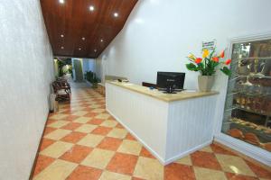 Vstupní hala nebo recepce v ubytování Navegantes Hotel + 37 fotografií