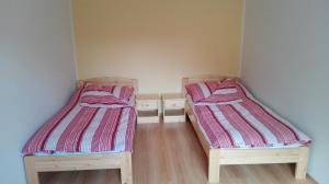 Postel nebo postele na pokoji v ubytování Alföldi Vendégház