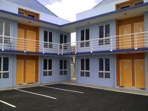 Budova, kde se aparthotel nachází