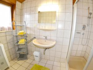 Kúpeľňa v ubytovaní Erlebnisbauernhof Urak