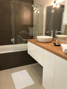 Kúpeľňa v ubytovaní Steiner Residences Vienna Taborstrasse