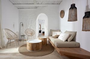 Posezení v ubytování Delmar Apartments & Suites Milos - Delmar Collection