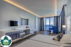 TV a/nebo společenská místnost v ubytování Hotel Villa List