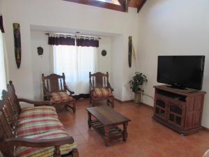 Μια τηλεόραση ή/και κέντρο ψυχαγωγίας στο Chalet Individual Maiten 2